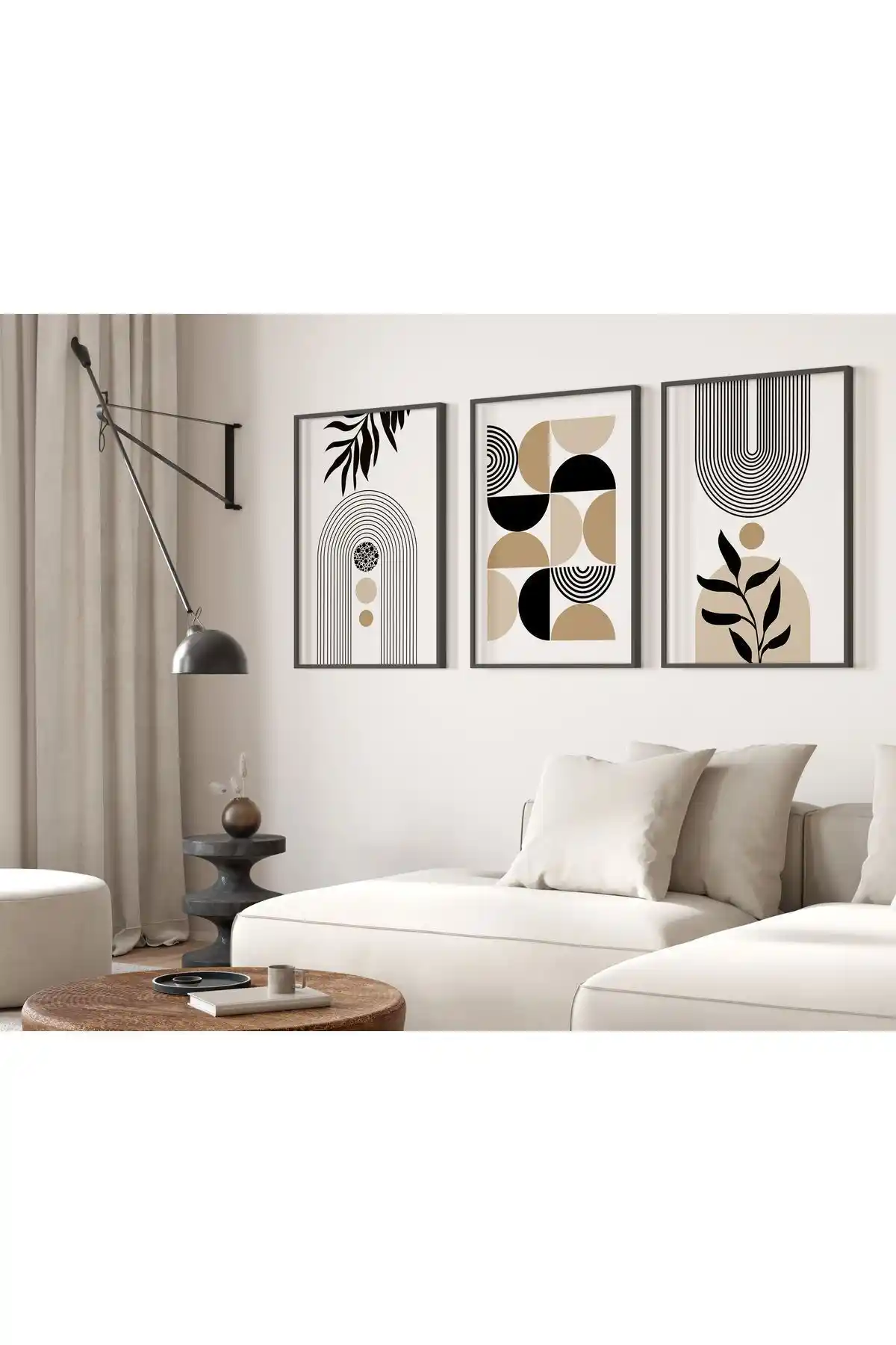 TekTablo Çerçeveli Tablo Seti Modern ve Sanatsal Ev Dekorasyonu İçin Uygun