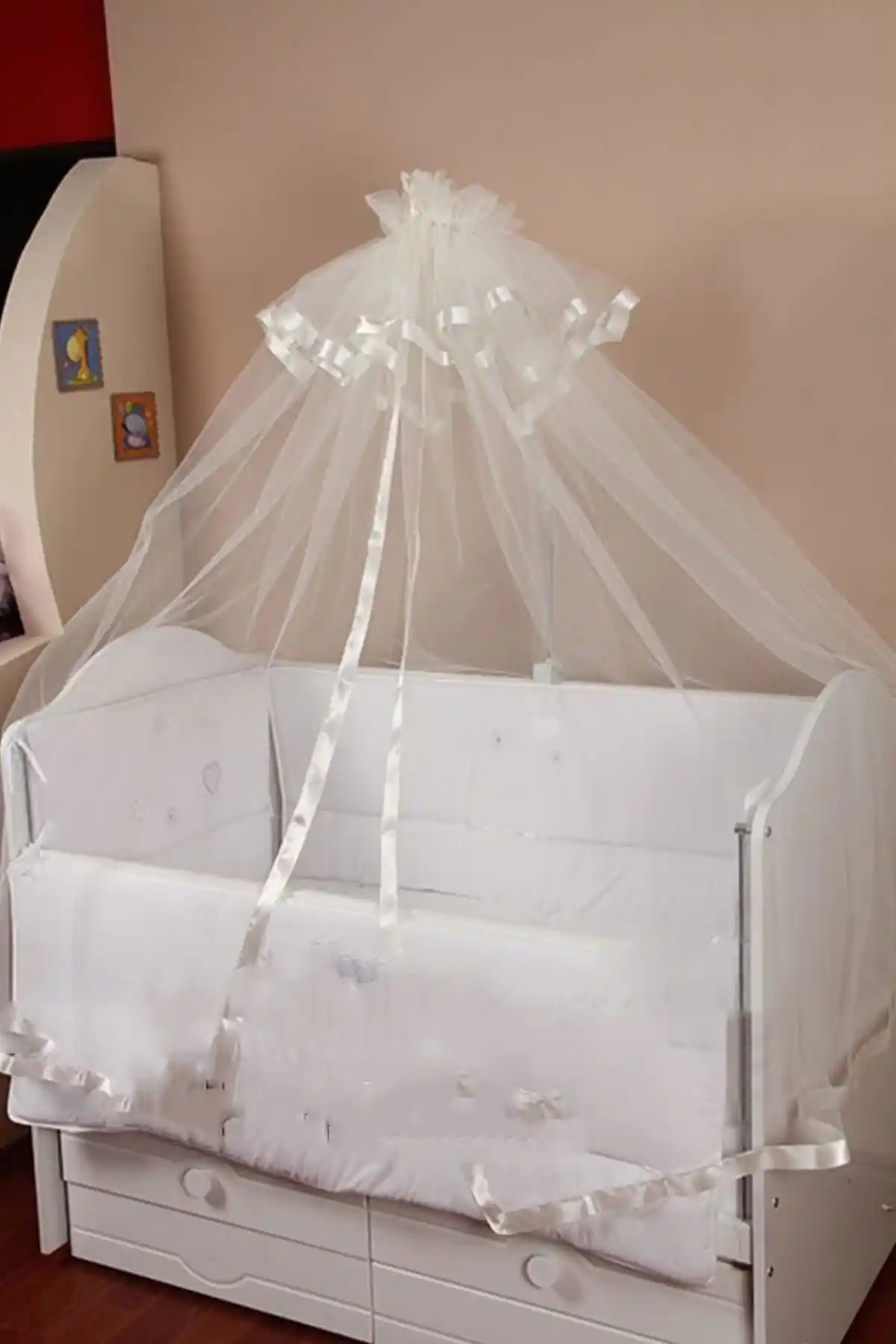 Tommybaby Saten Lüx Bebek Beşik Cibinlik ve Demir Tam Takım Ürün Özellikleri ve Kullanıcı Yorumları