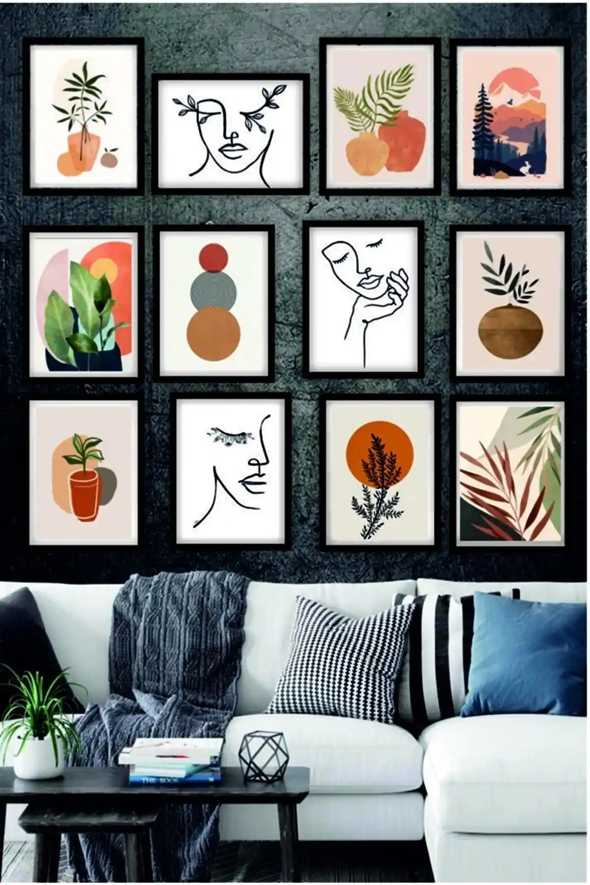 Tooall MDF Tablo Seti Modern ve Şık Ev Dekorasyonu İçin Uygun Çözüm