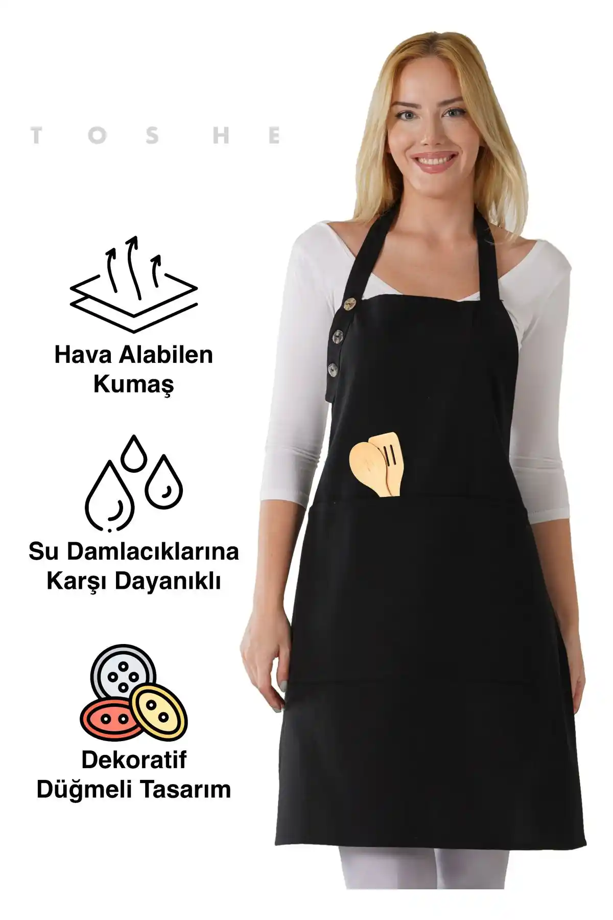 TOSHE Mutfak Önlüğü: Dayanıklı, Şık ve Pratik Kullanım İçin Mutfak Gereçleri