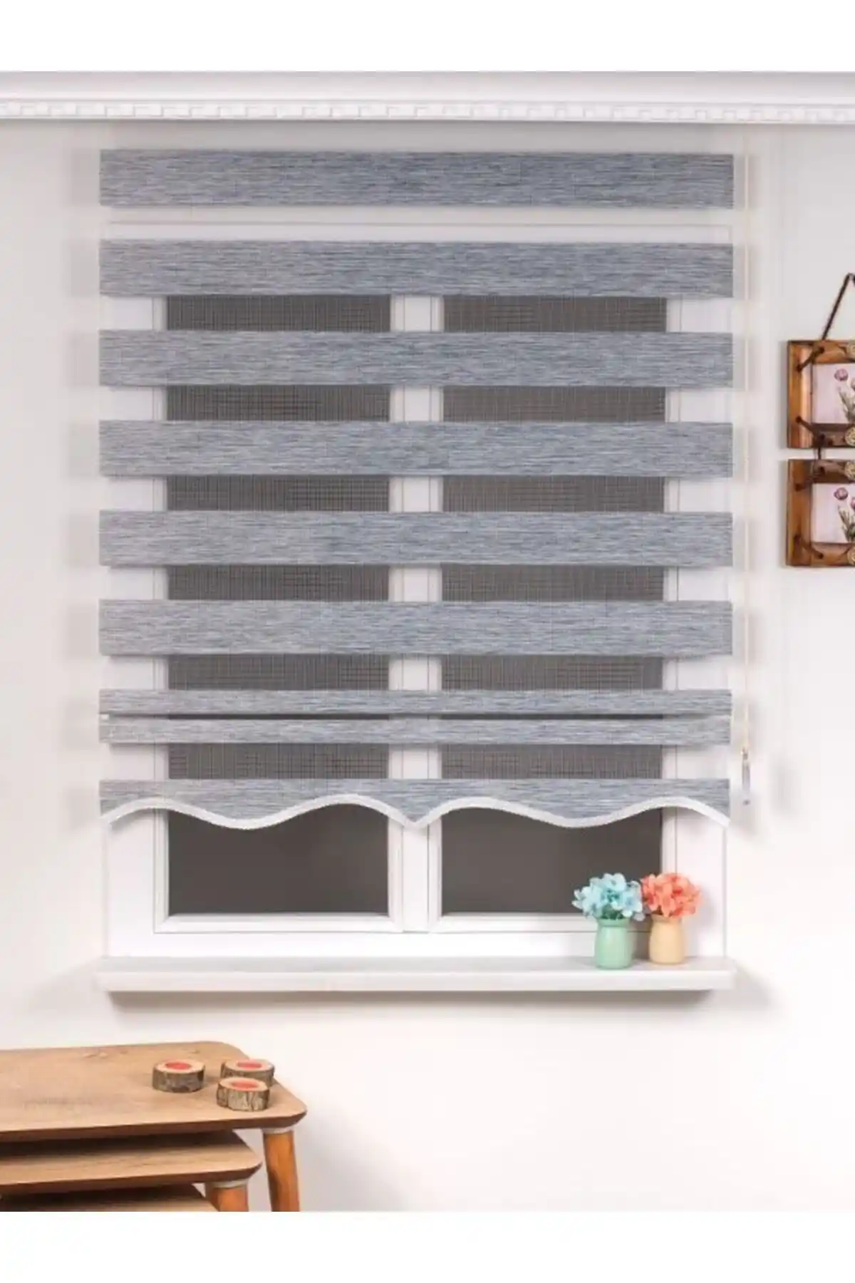 Trend Stor Perde Açık Gri Bambu Tasarımı Modern ve Fonksiyonel Perde Seçenekleri