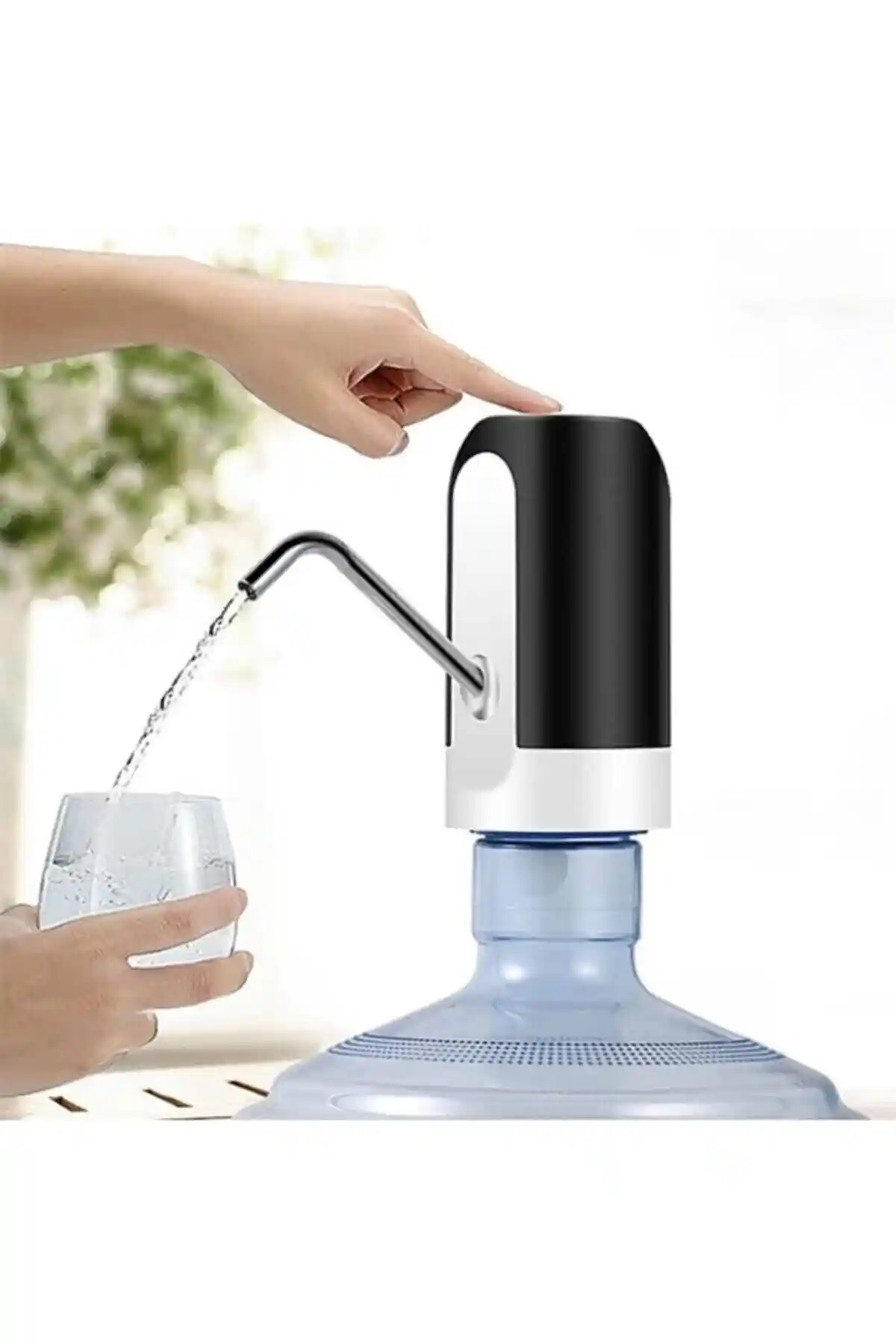 TUDOR Usb Şarjlı Elektrikli Damacana Su Pompası: Pratik ve Estetik Çözüm