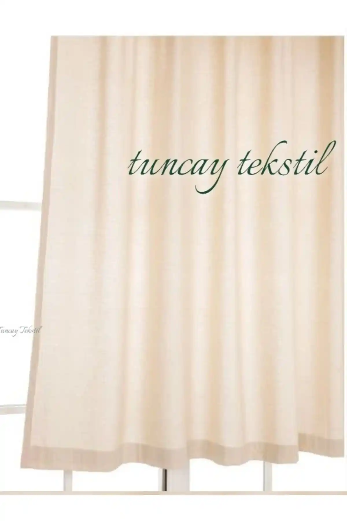 Tuncay Tekstil %100 Pamuklu Keten Güneşlik Perde Modern ve Dayanıklı Tasarım