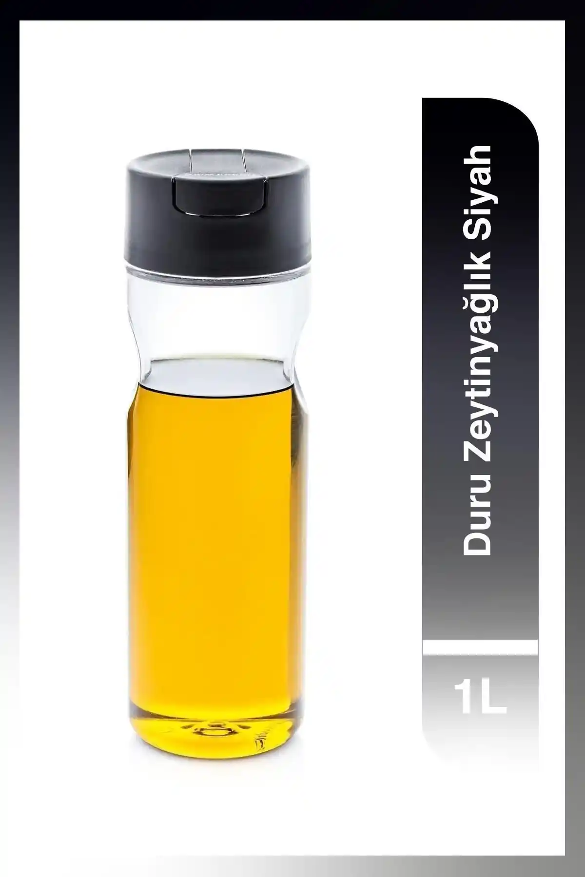 Tupperware 1L Siyah Zeytinyağlık Pratik ve Şık Mutfak Gereci