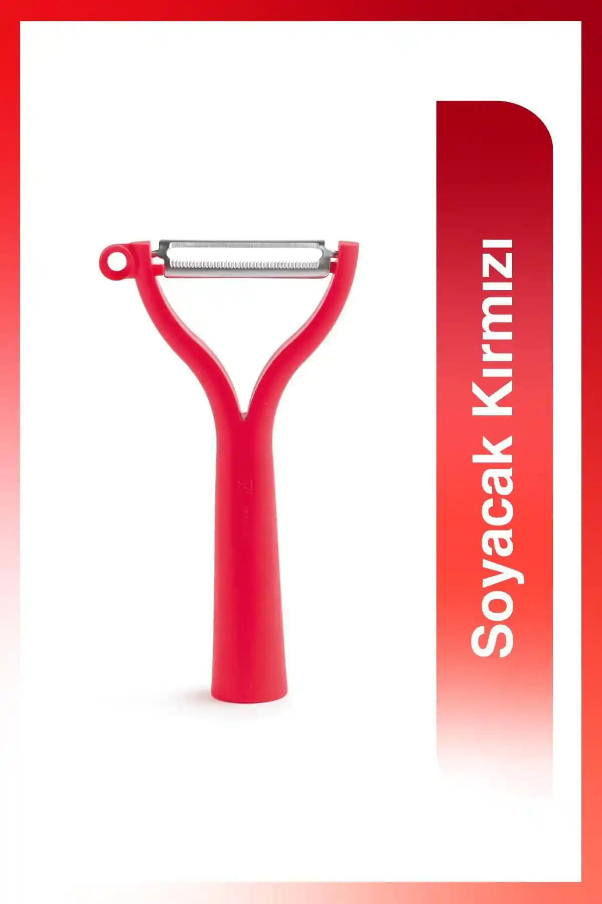 Tupperware Ergonomik Kırmızı Sebze ve Meyve Soyucu: Çok Yönlü ve Dayanıklı Mutfak Aleti