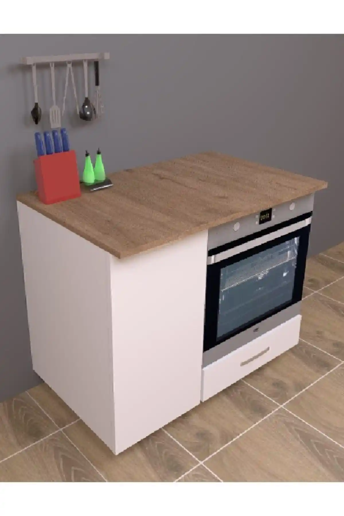 UMGMOBİLYA Ankastre Fırın ve Ocak Dolabı Seti: Modern ve Dayanıklı Mutfak Çözümü