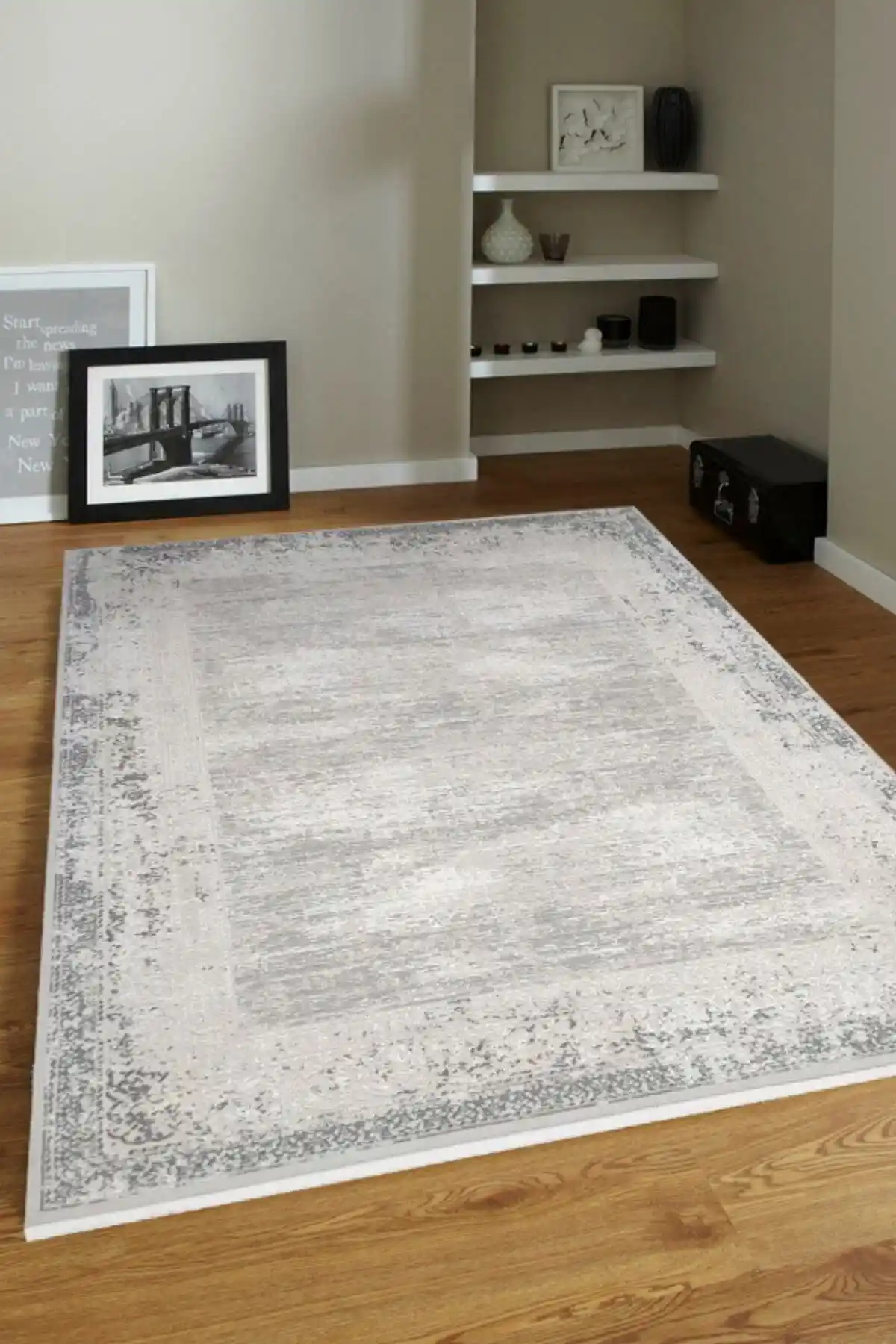 Ünalcarpet Modern Dokuma Halı 4-6 Metrekare Bambu Tarz Tasarım ve Dayanıklılık