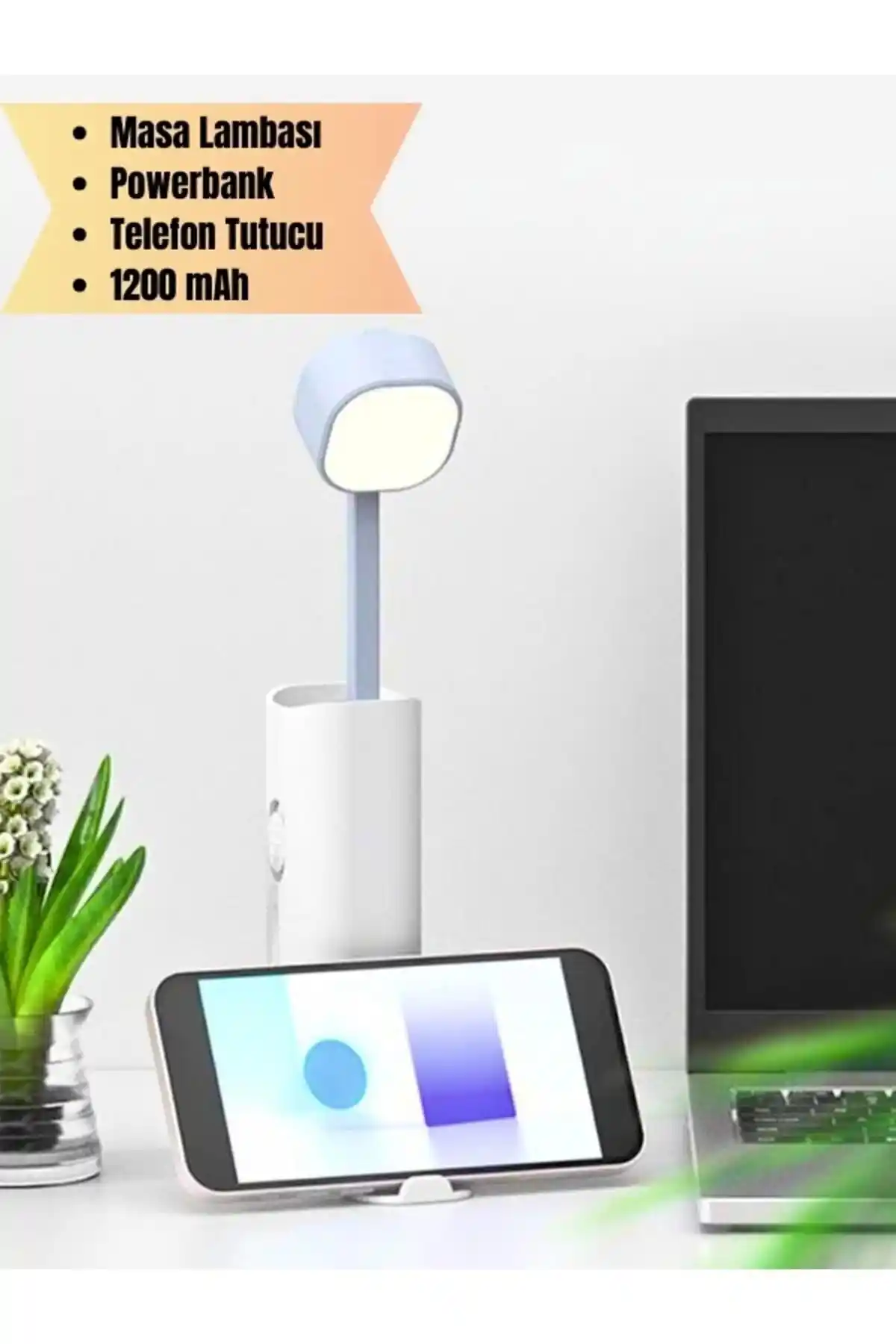 Unichrome Şarjlı Dokunmatik LED Masa Lambası ile Modern ve Çok Fonksiyonlu Aydınlatma Çözümü