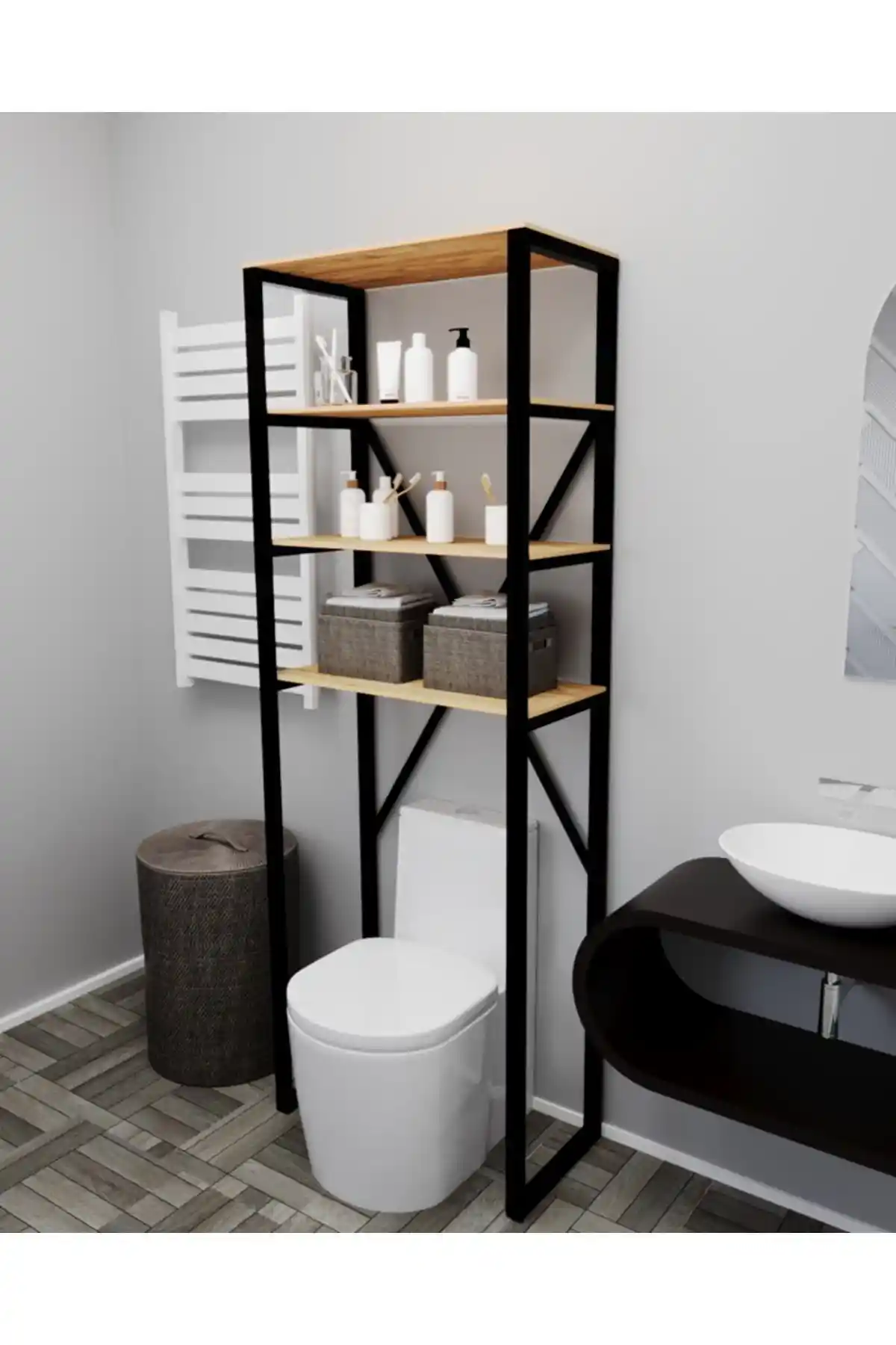 UNVERCO Wc Klozet Üstü Banyo Dolabı: Modern ve Fonksiyonel Tasarımın Öne Çıkan Parçası