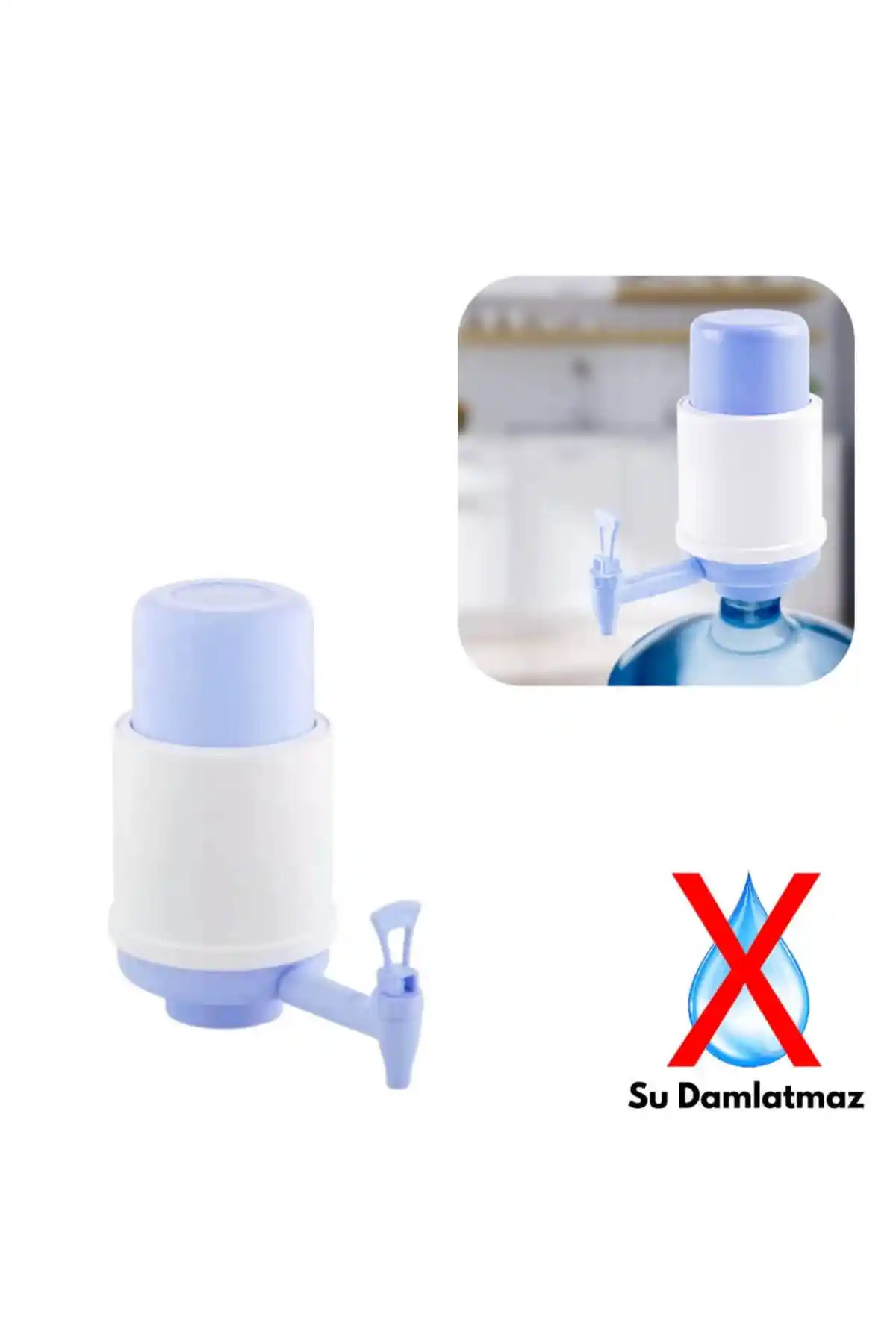 Urve Su Damlatmaz Musluklu Damacana Pompası ile hijyenik ve pratik su doldurma çözümleri