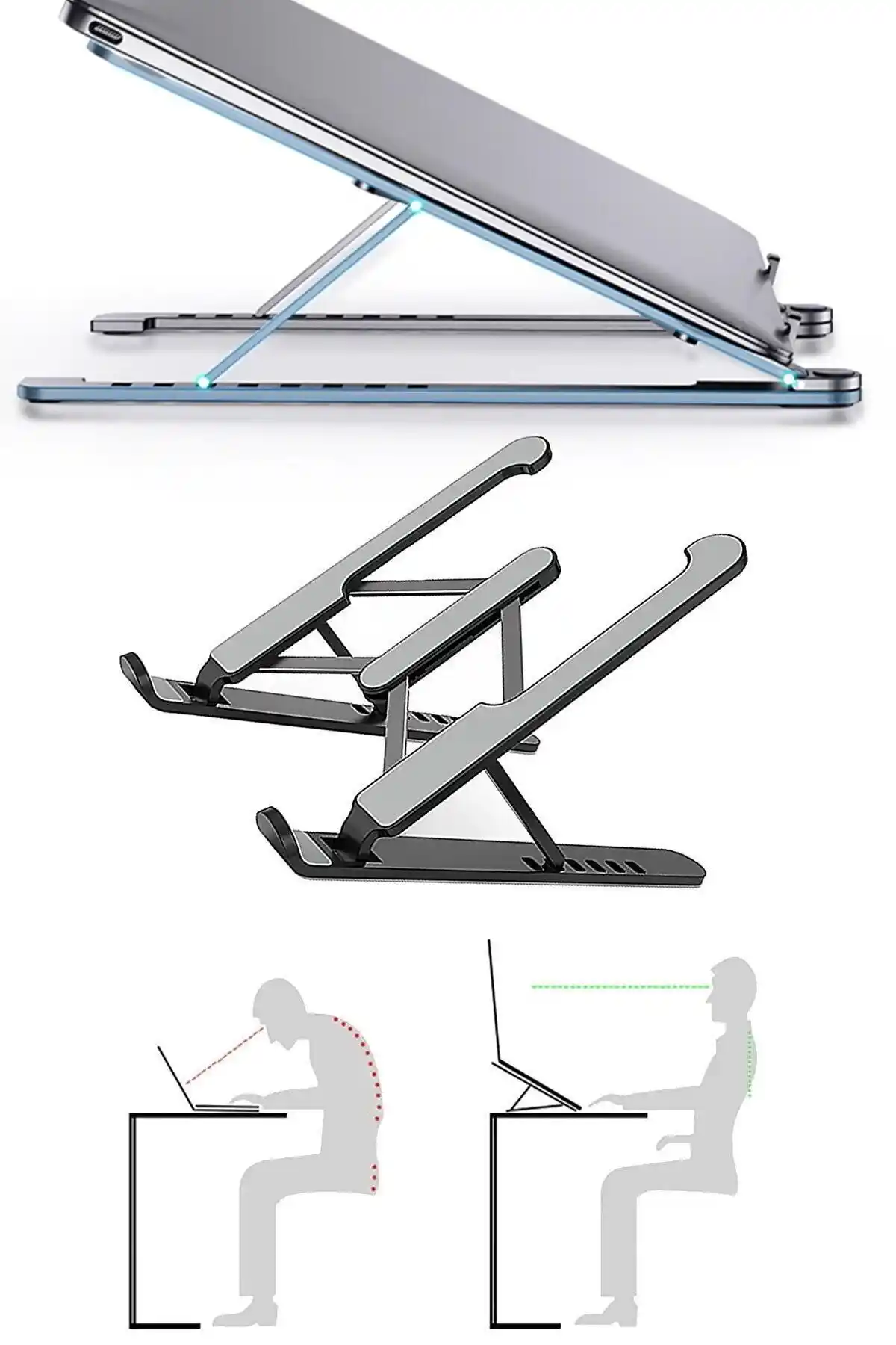 Utelips Ergonomik Laptop ve Tablet Destek Standı: Sağlıklı Duruş İçin İdeal Çözüm