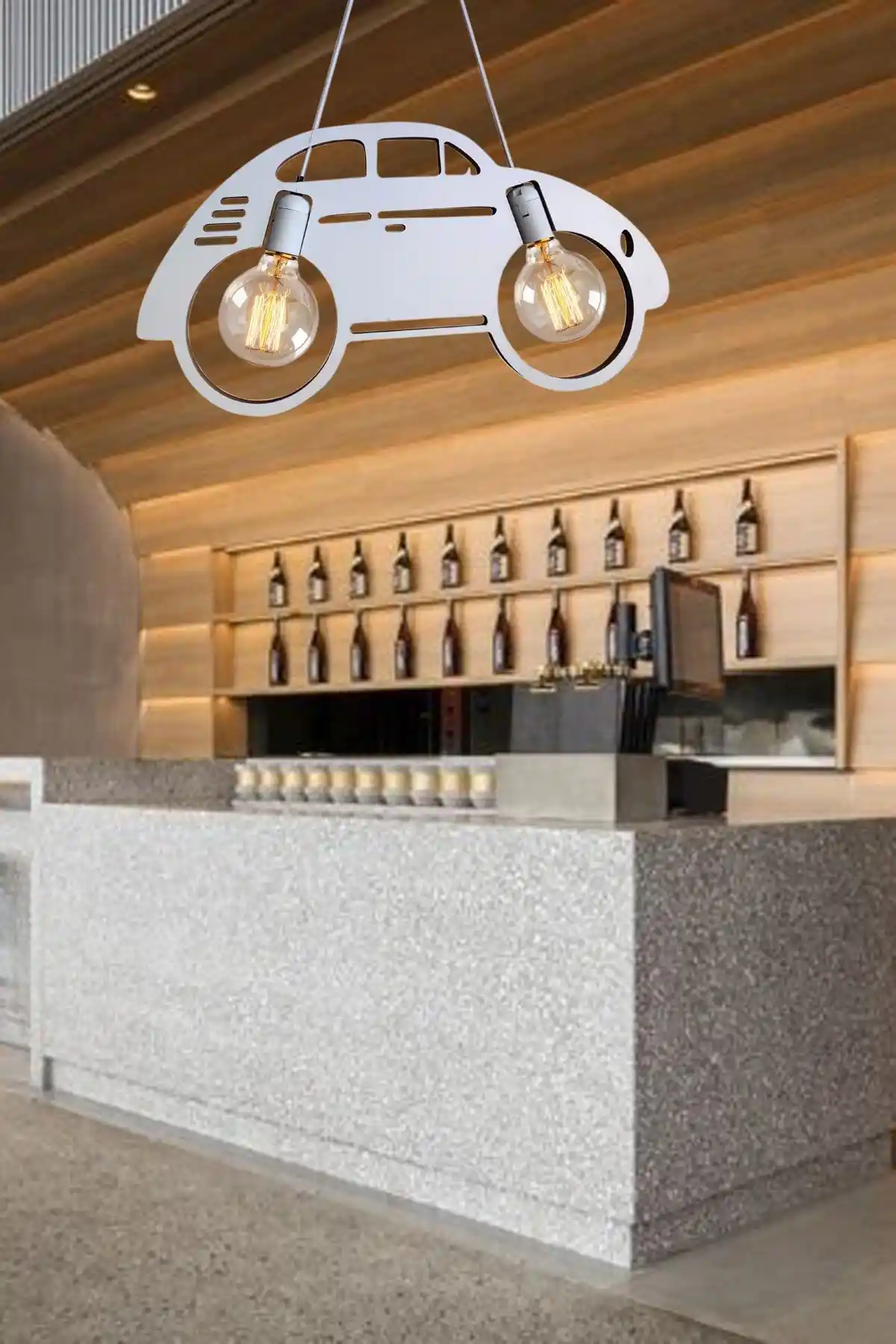 UTKU TASARIM WOSWOS Avize Sarkıt Modern ve Rustik Tasarım Çocuk ve Genç Odası İçin