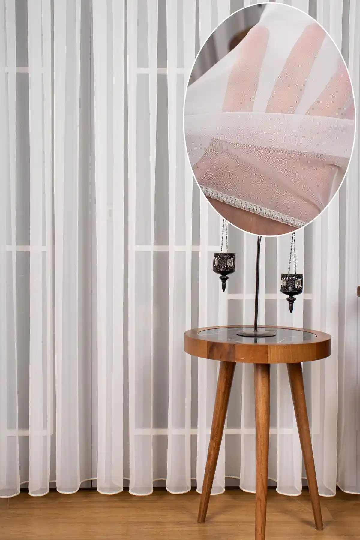 UTKUM EV TEKSTİL Vual Armür Düz Tül Perde Şıklık ve Fonksiyonellik Bir Arada