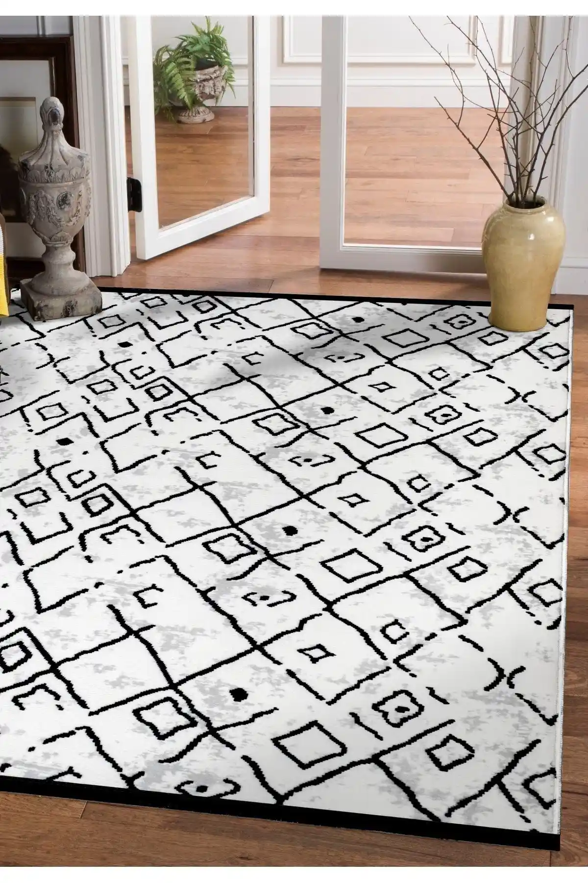 Valery Home Luca Vl Eco Makinada Yıkanabilir Dayanıklı Kaymaz Tabanlı Antialerjik Mutfak Halısı