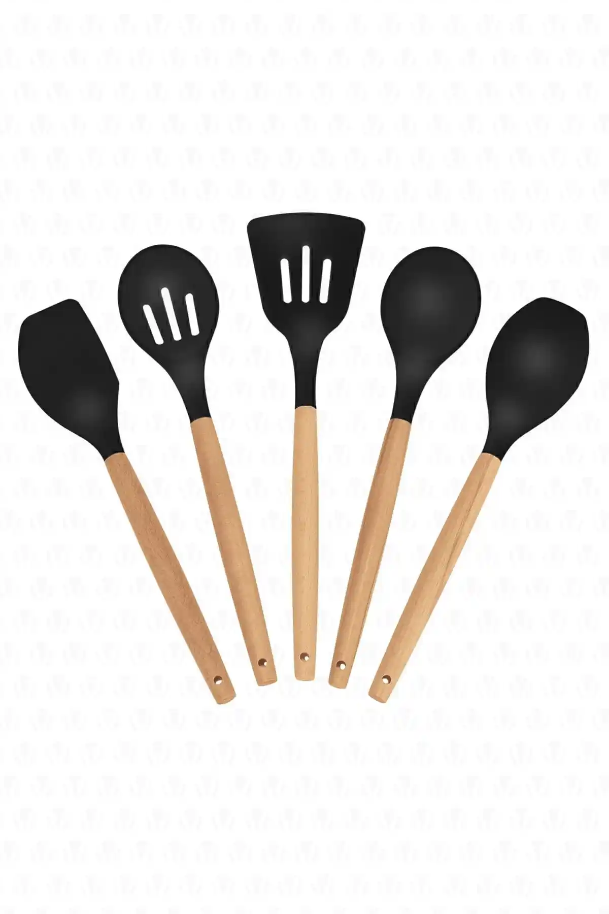 Valletta Lingo Bambu Saplı Silikon Mutfak Gereçleri Seti Modern ve Sağlıklı Mutfak Çözümü