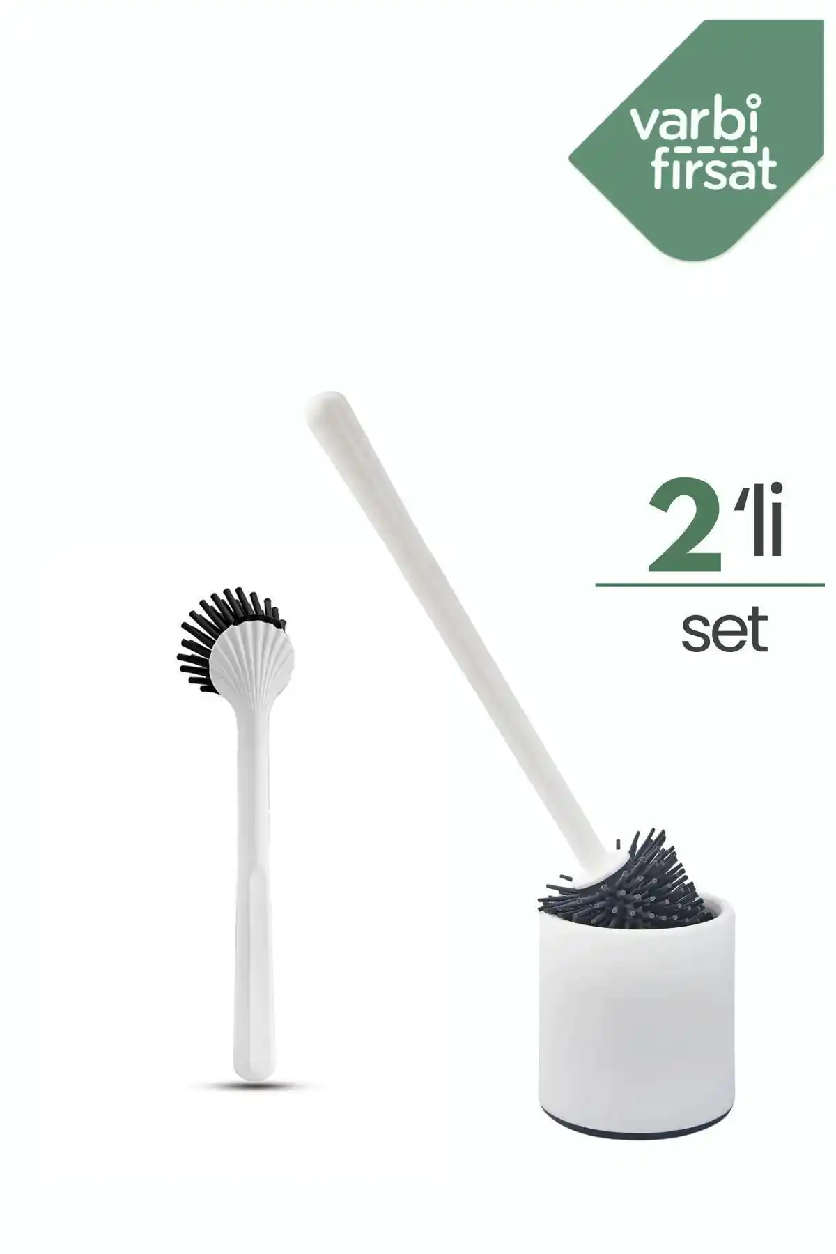 Varbifırsat 2'li ve Tekli Silikon Uçlu Tuvalet Fırçası Setleri Karşılaştırması