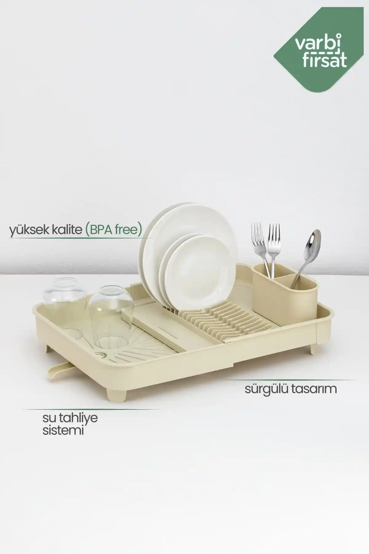 Varbifırsat'ın Sürgülü Tabaklık ile Mutfakta Hijyen ve Düzeni Sağlayın