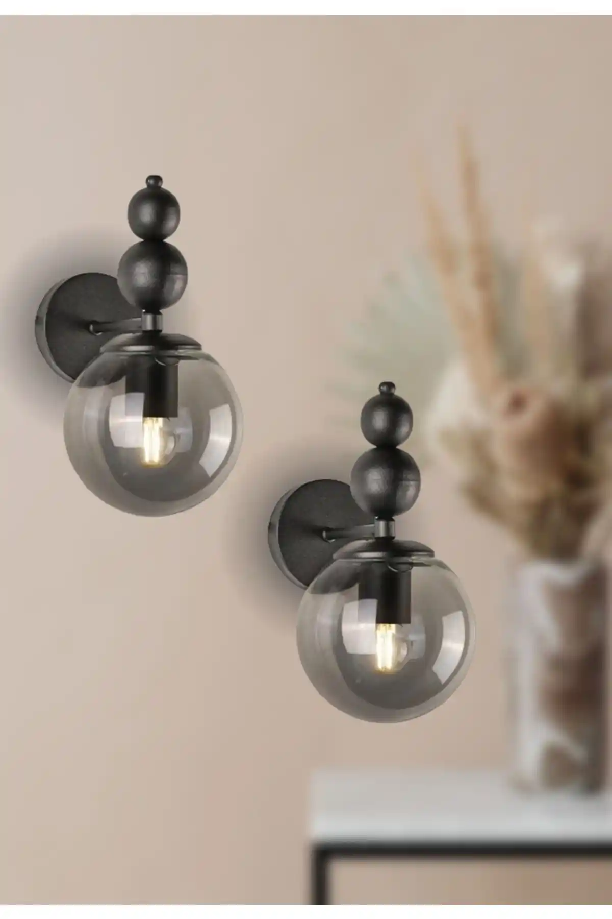 VEDA AVİZE Venüs 2'li Siyah Aplik Modern ve Şık Tasarım ile Ev Dekorunu Tamamlar