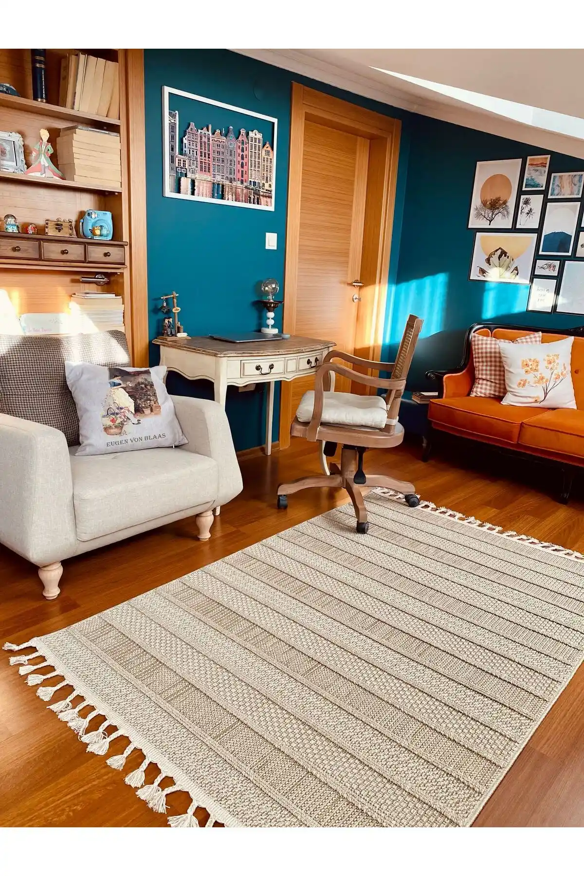 Venucci JOYA Naturel Sisal Jüt Kilim: Modern ve Dayanıklı İç Mekan Dekoru