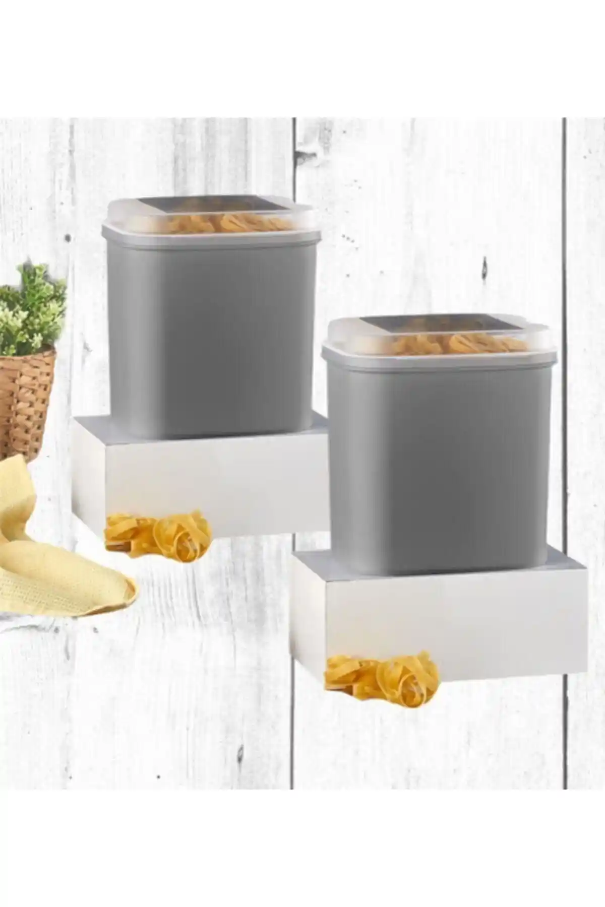 Vip Ahmet 2'li Un ve Bakliyat Kabı: Şık ve Dayanıklı Saklama Çözümü