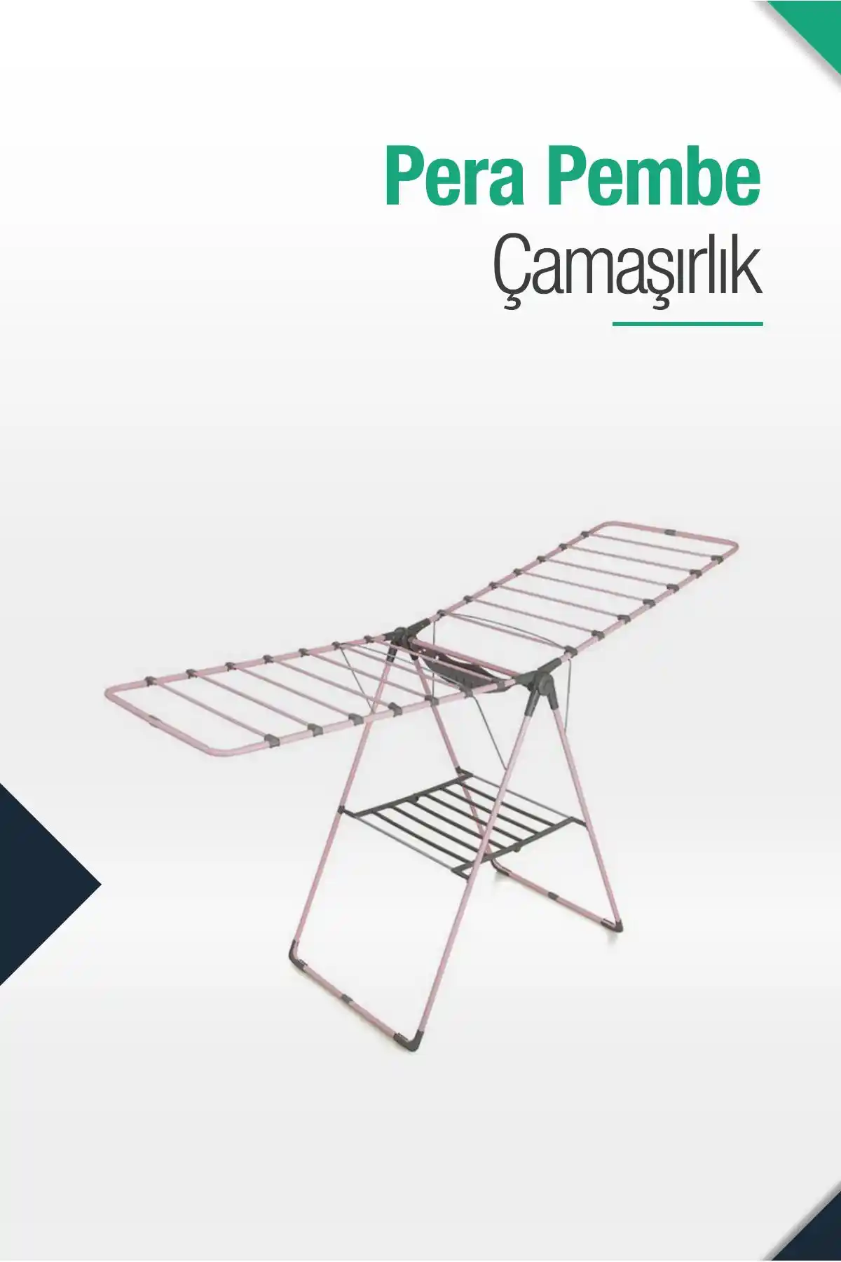 Vipaş Pera Soft Kalın Borulu Mandal Sepetli Sağlam Çamaşır Kurutma Askılığı Özellikleri ve Kullanımı