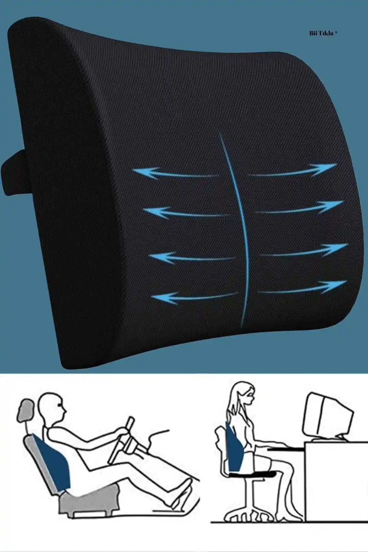 Viscomina Bel Minderi: Bel ve Sırt Sağlığını Destekleyen Ergonomik Çözüm