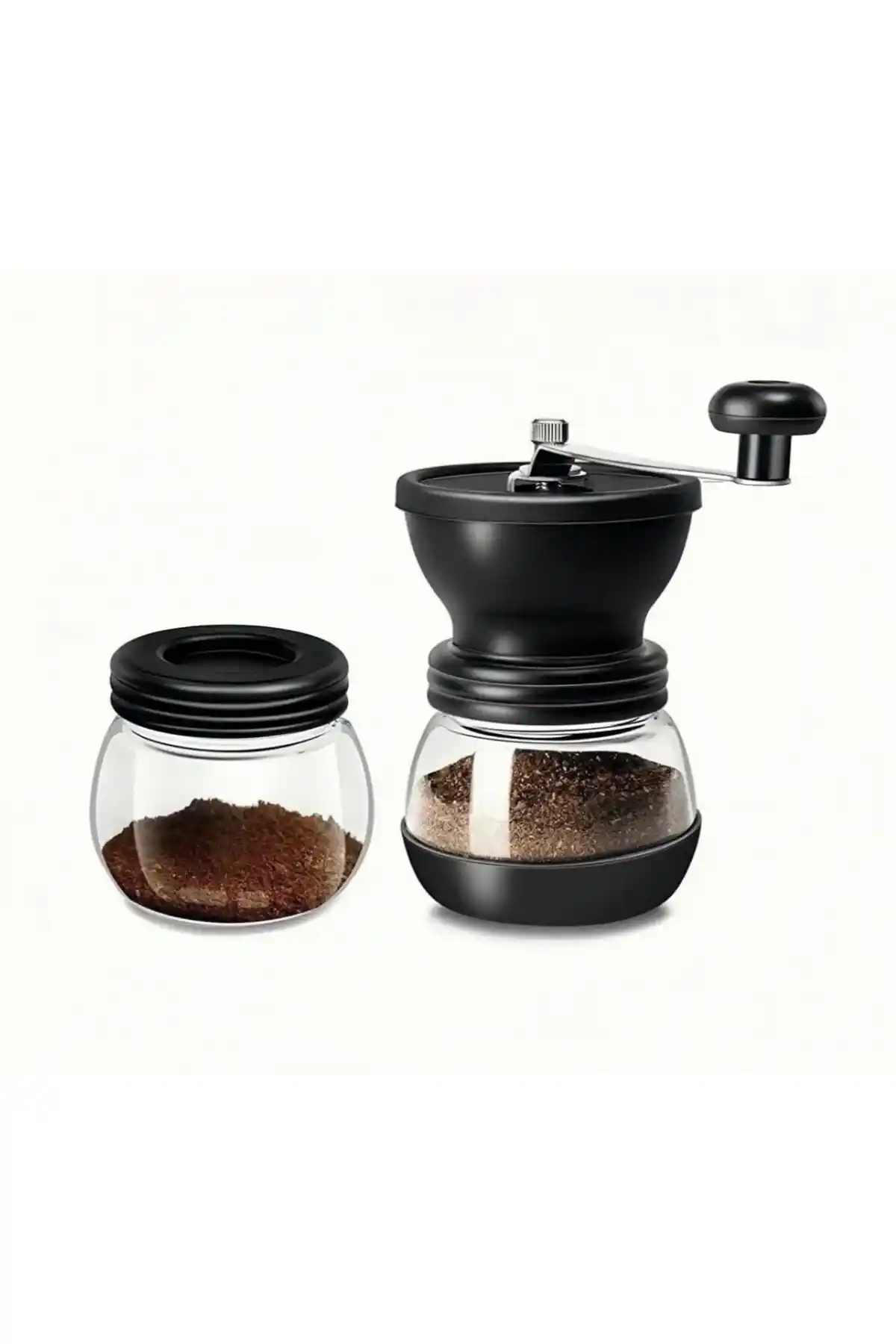 Vivien Home Seramik ve Cam Kahve Öğütücü ile Kahve Deneyiminizi Yükseltin