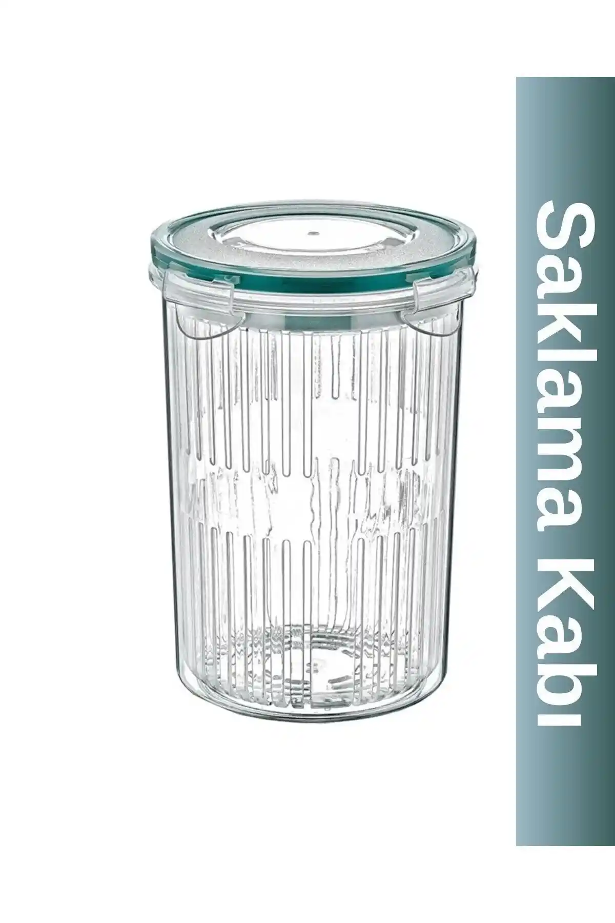 Viyalente Süzgeçli Derin Saklama Kabı 1.5 Litre Gıda Saklama ve Organize Etme