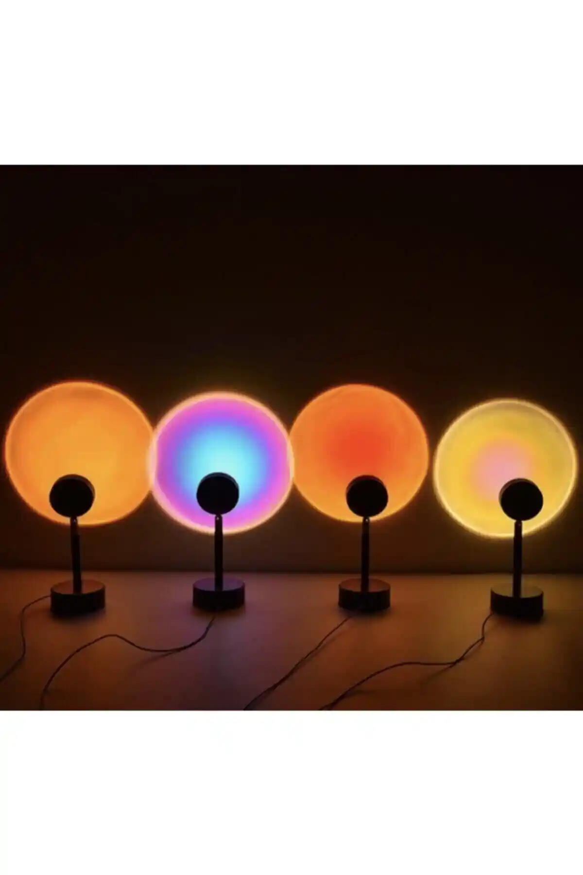 Voground Gün Batımı Projektör Lambası: Estetik ve Fonksiyonel Dekoratif Aydınlatma