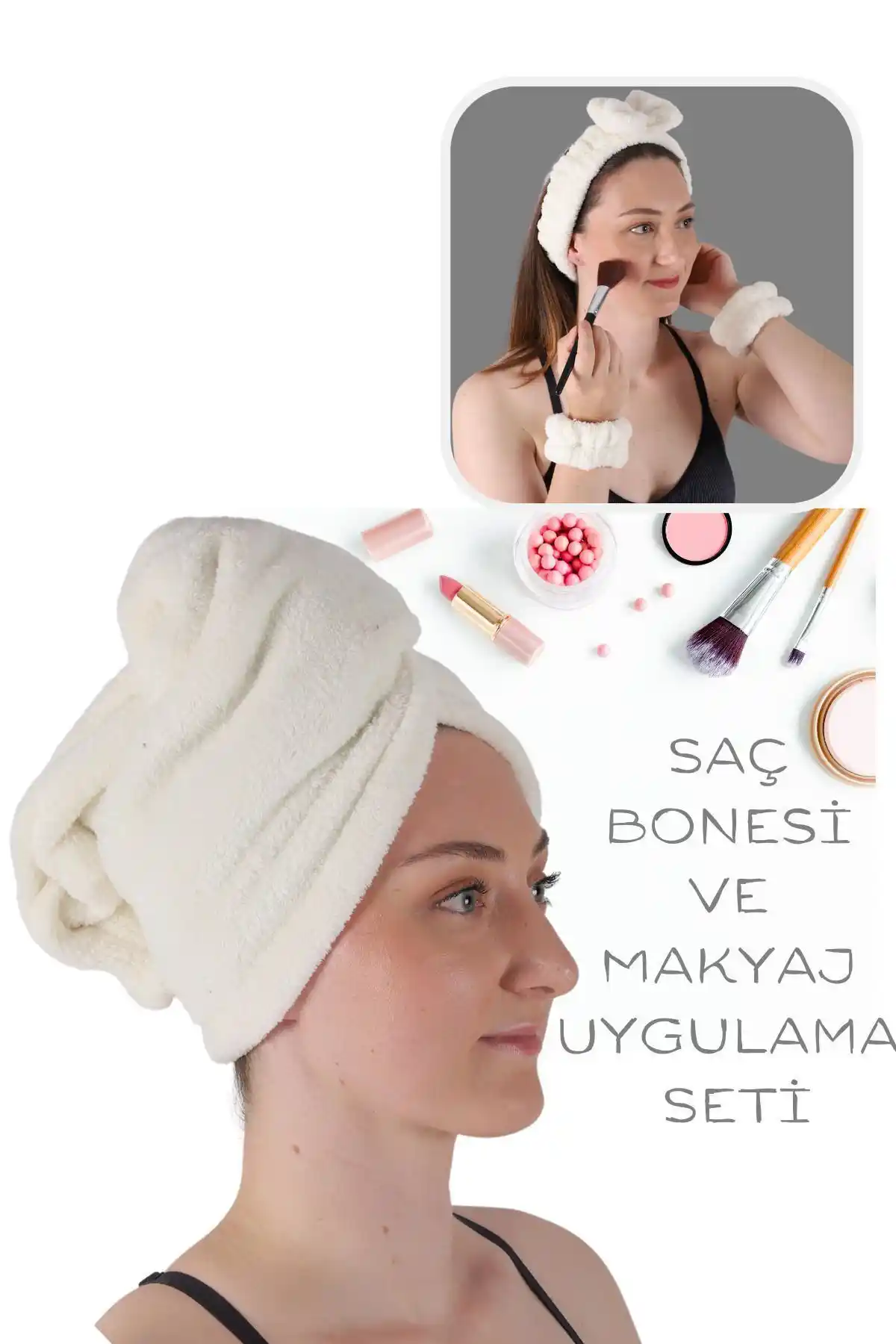 Vosvera Saç Kurulama Bonesi ve Makyaj Uygulama Seti: Pratik ve Konforlu Günlük Bakım Çözümü