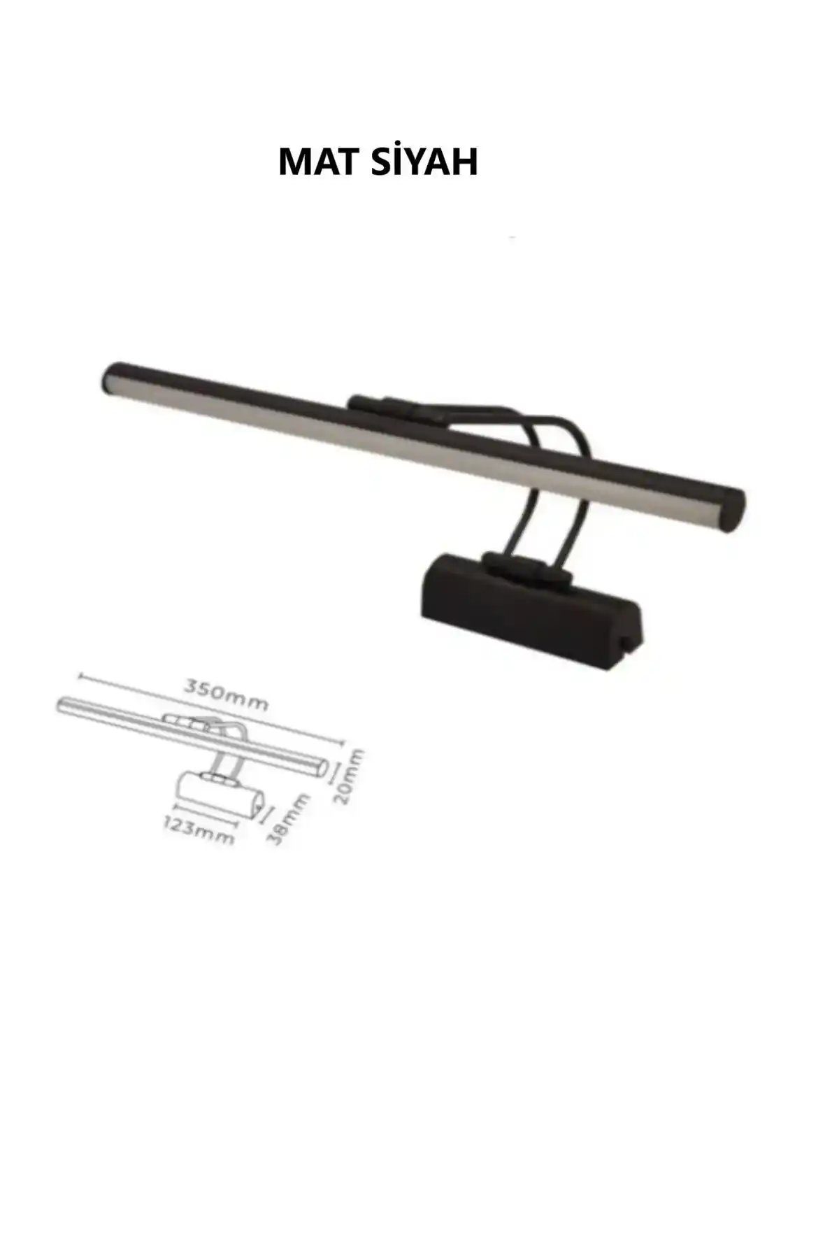 Voxify Mat Siyah Kasa Beyaz Işık Aydınlatması Modern ve Şık Tasarım İçin Uygun Bir Seçenek