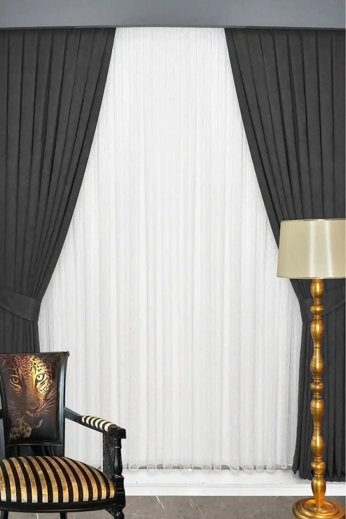 Wowlays Antrasit Gri Pileli Fon Perde: Estetik ve Fonksiyonellik Bir Arada