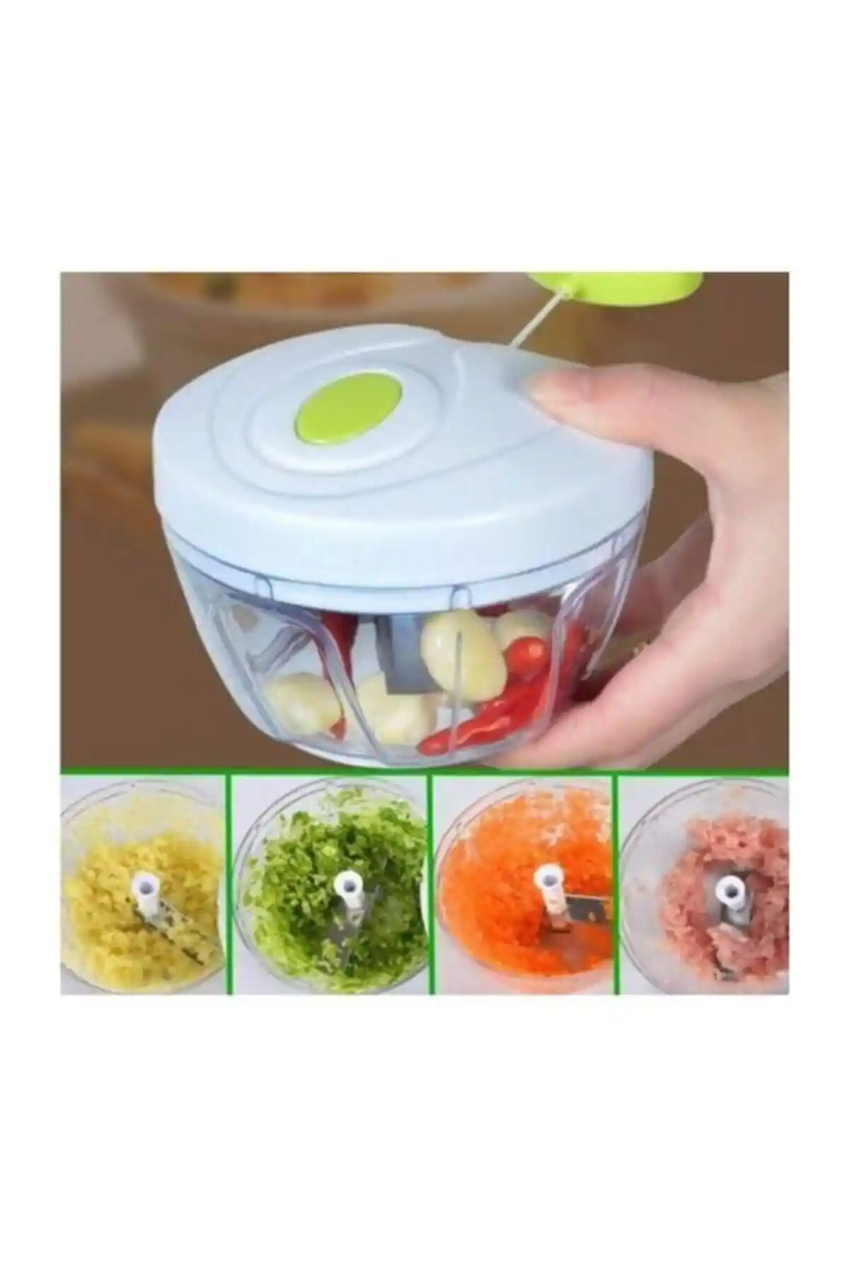 YAKUT Küçük 3 Bıçaklı Ipli El Rondosu Pratik ve Çok Yönlü Kullanım için Ideal