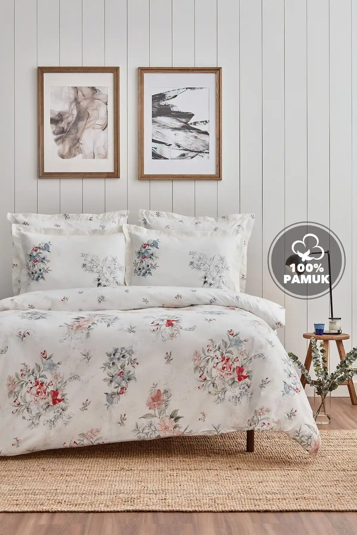 Yataş Belisima Çift Kişilik Ranforce Nevresim Seti Mavi, Şık ve Dayanıklı Yatak Dekorasyonu