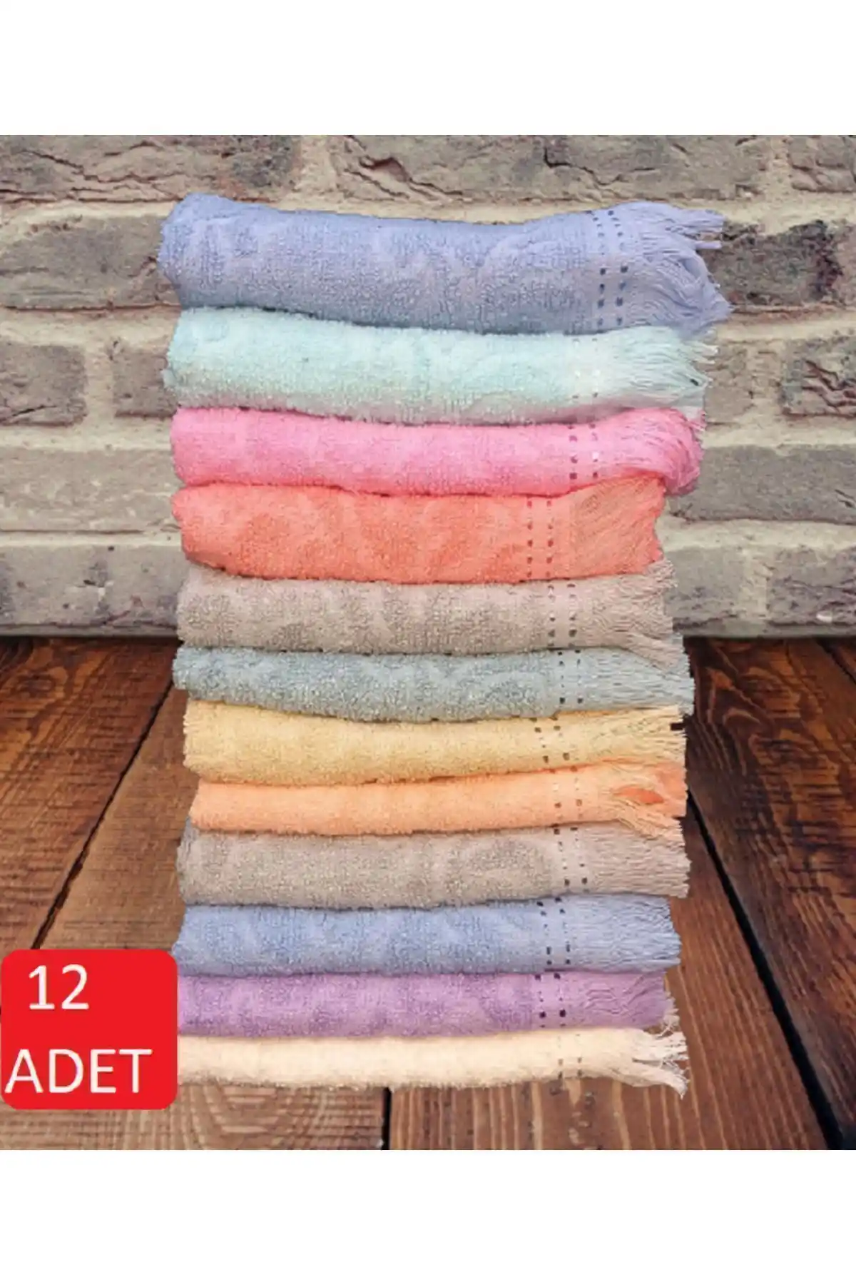 Yörük Tuhafiye Mutfak Havlusu Seti: Şık ve Pratik 12 Adet Pamuklu El Havlusu