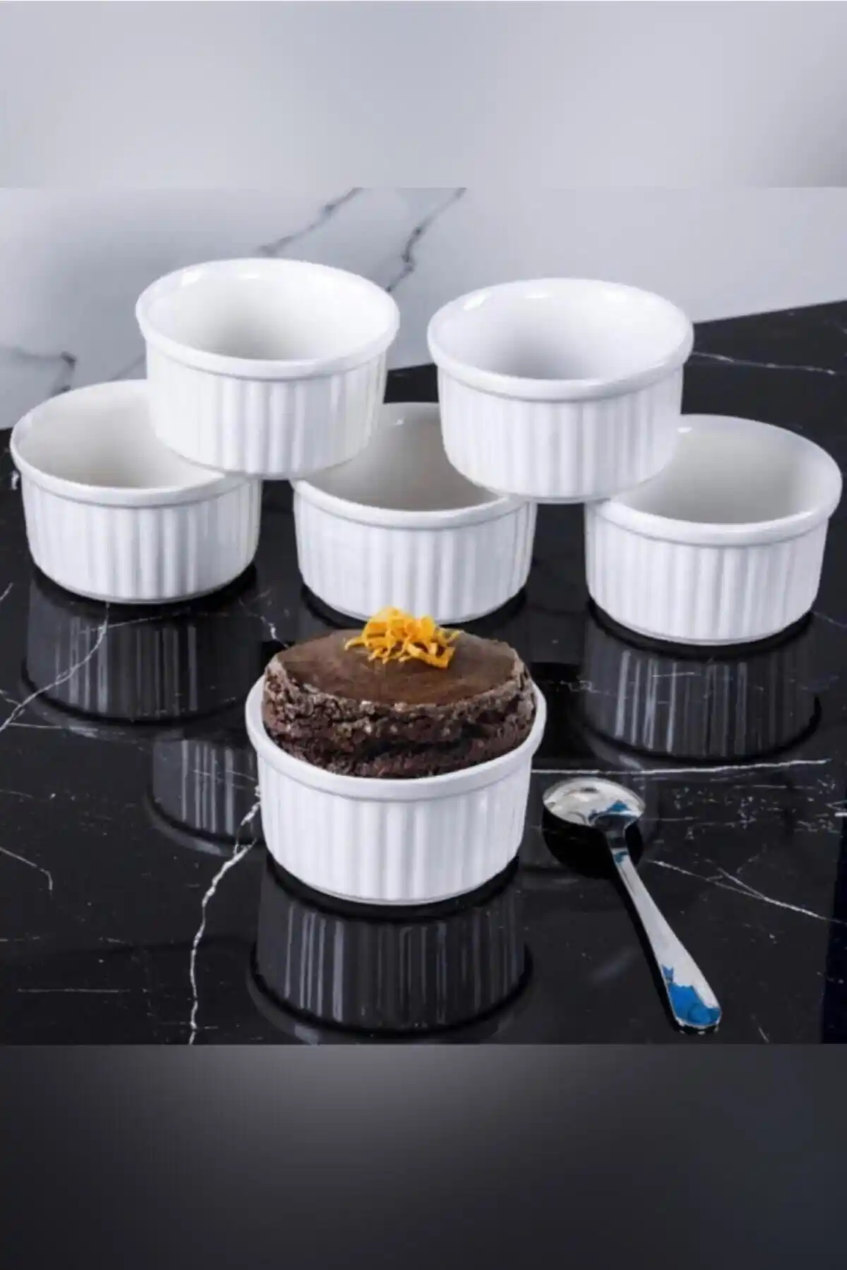 Yüksek Kaliteli Porselen Sufle Takımı: Şık ve Dayanıklı Mutfak Aksesuarları