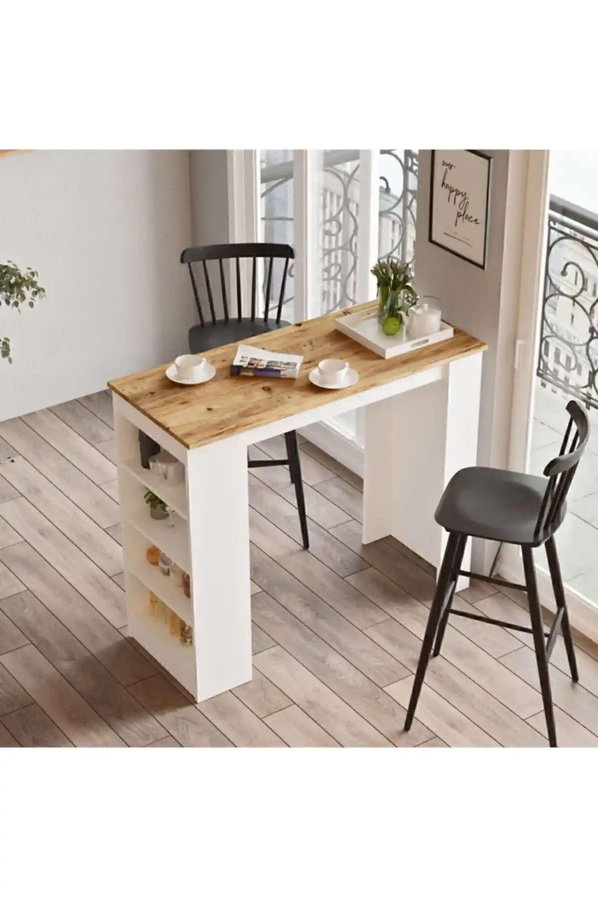 Yurudesign Style Serisi Modern ve Şık Bar Masası ile Mutfak ve Oturma Alanlarınızı Yenileyin