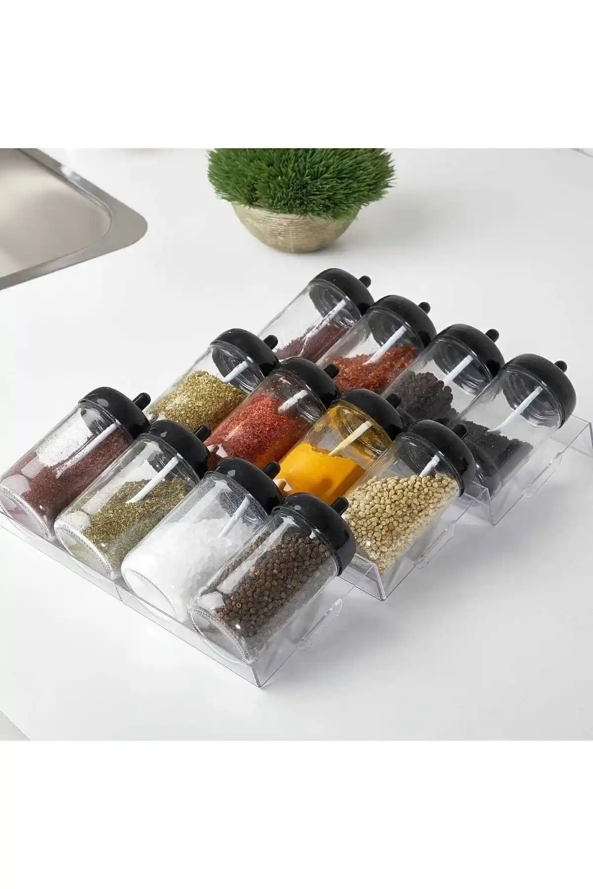 YzHome Çekmece İçi Baharatlık Standı: Pratik ve Çok Amaçlı Mutfak Düzenleme Çözümü