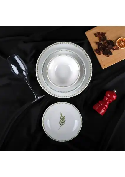 Aryıl<dı>z Flovia 6 Kişilik Porselen Yemek Takımı Estetik ve Dayanıklı Tasarım