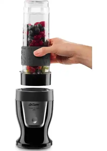 Arzum Ar1120 Shake'n Take One Siyah Kişisel Smoothie Blender Günlük Kullanım İçin Pratik ve Şık Tasarım