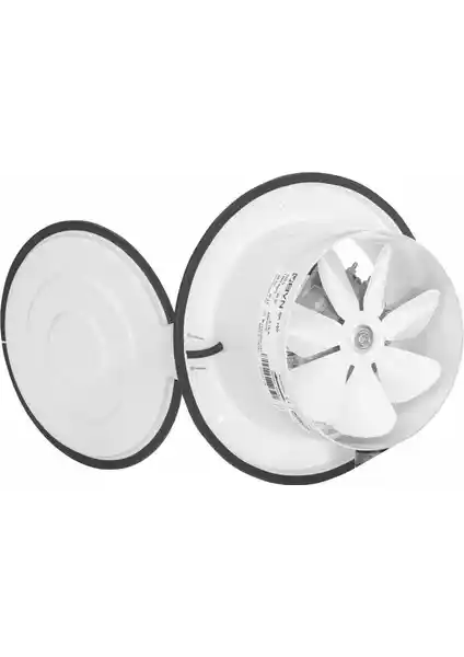 Bahçıvan BK 160 2500 D/D Monofaze Aksiyel Kapaklı Aspiratör ile Etkili ve Sessiz Havalandırma Çözümü