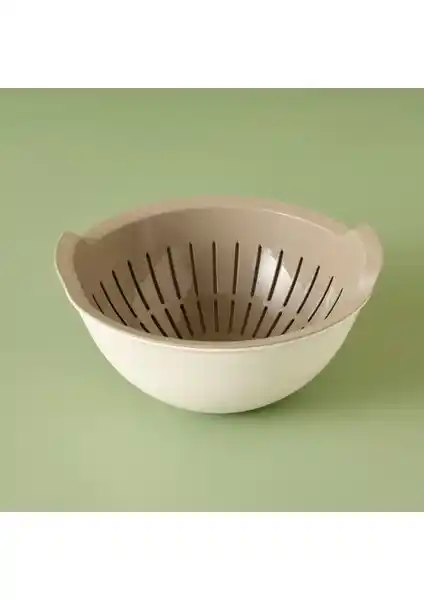 Bella Maison Handle Kaseli Süzgeç Bej: Şık ve Fonksiyonel Mutfak Gereci Özellikleri