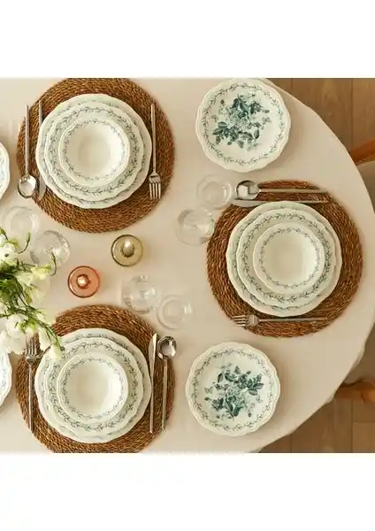 Bella Maison Isabella Seramik Yemek Takımı 24 Parça Şık ve Dayanıklı Tasarım