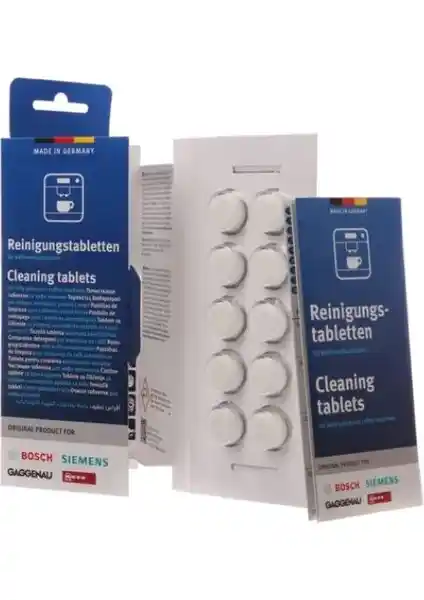 Bosch ve Siemens Kahve ve Espresso Makineleri İçin Temizleyici Tabletler Ürün Tanıtımı ve Kullanım Rehberi