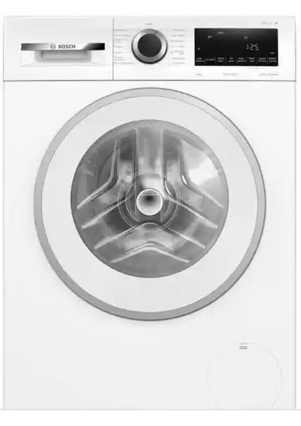 Bosch WGA142X2TR Serie 4 9 Kg 1200 Devir Çamaşır Makinesi Beyaz Modern Tasarım