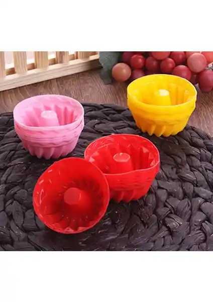 Cansa Silikon Muffin Kek Kalıbı Seti 6 Adet ile Pratik ve Dayanıklı Mutfak Deneyimi