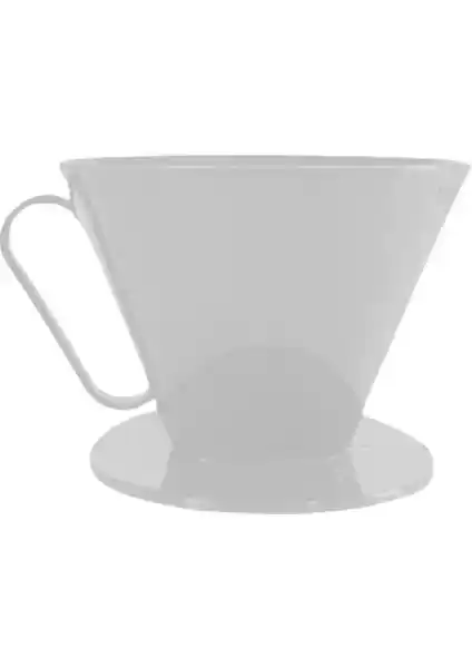 Cansa V60 Dripper Beyaz Filtre Kahve Demleme Aparatı Pratik ve Şık Tasarım
