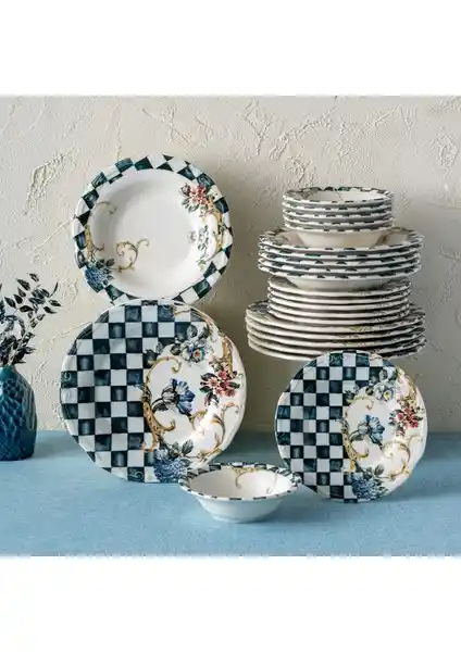 Emsan Victoria 24 Parça 6 Kişilik Yemek Takımı: Estetik ve Dayanıklılık Bir Arada