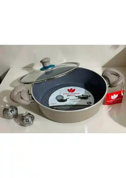 Evinda Pan-Dora Kristal Seramik Ezme ve Pişirme Seti Modern ve Dayanıklı Mutfak Gereçleri