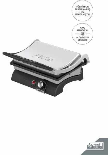 Feris Döküm Tost Makinesi Inox: Sağlam ve Eşit Pişirme Sağlayan Mutfak Aleti